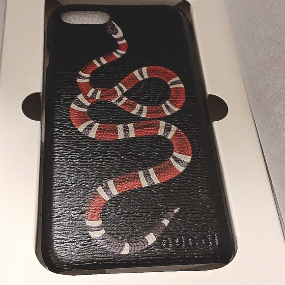 GUCCI LING SNAKE IPHONE NIB PHONE 7 CASE - Picture 1 of 6